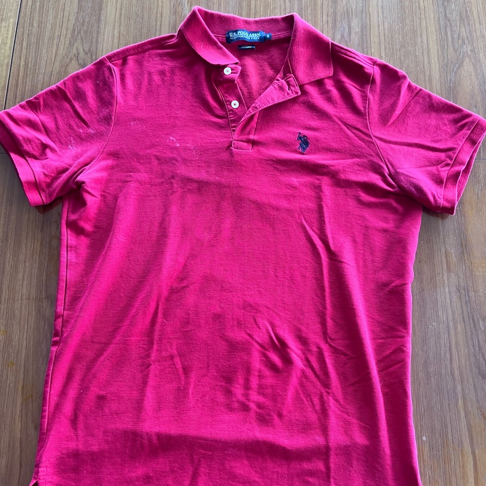 Red U.S. Polo Assn. Performance Shirt (S)